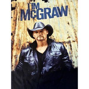 2012 Tim McGraw Brothers of the Sun Tour 2 Sided Adult M Black TShirt Rodeo